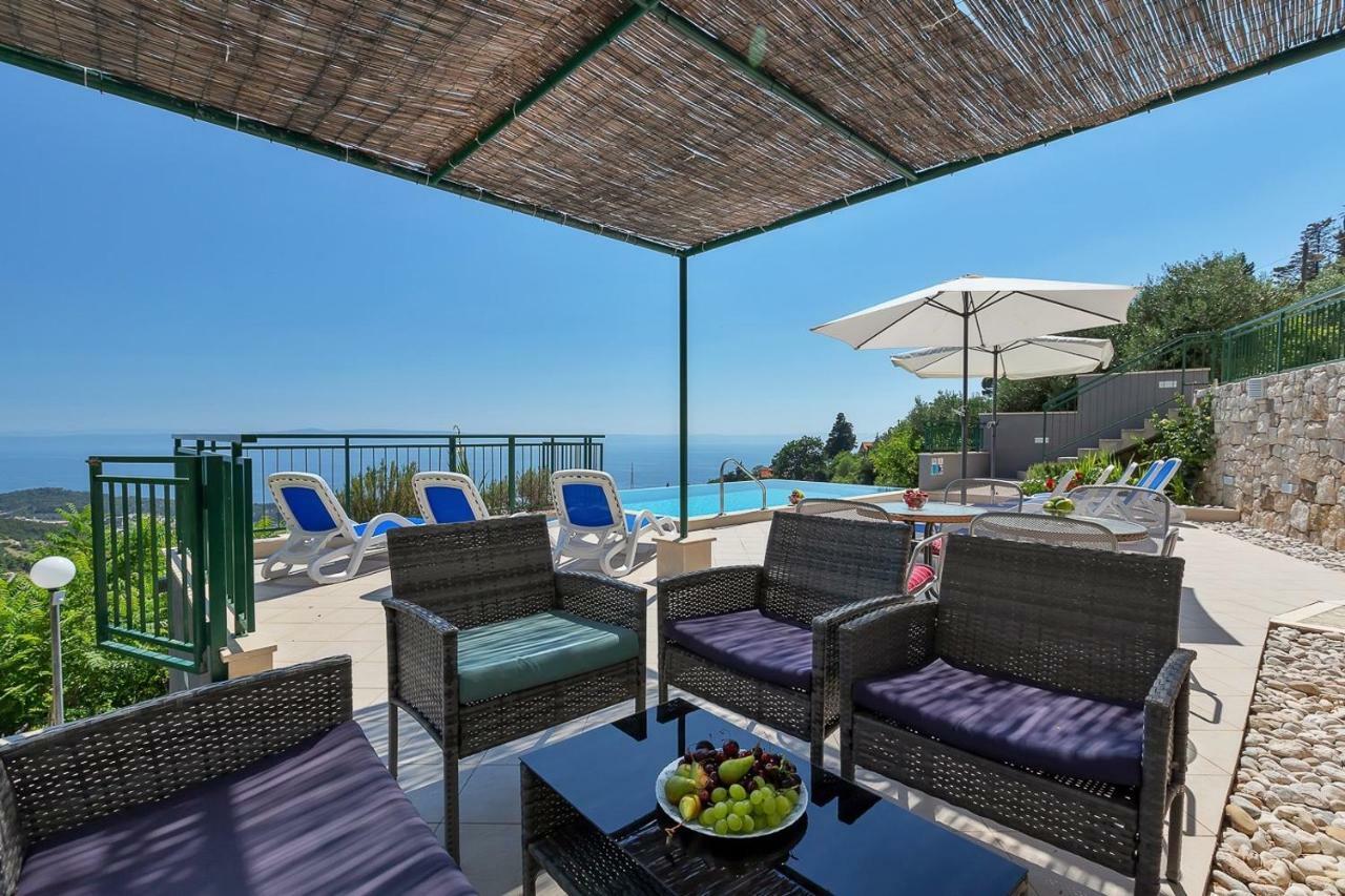 Villa Makar,Heated Pool,Gym,Grill,Seaview Makarska Kültér fotó
