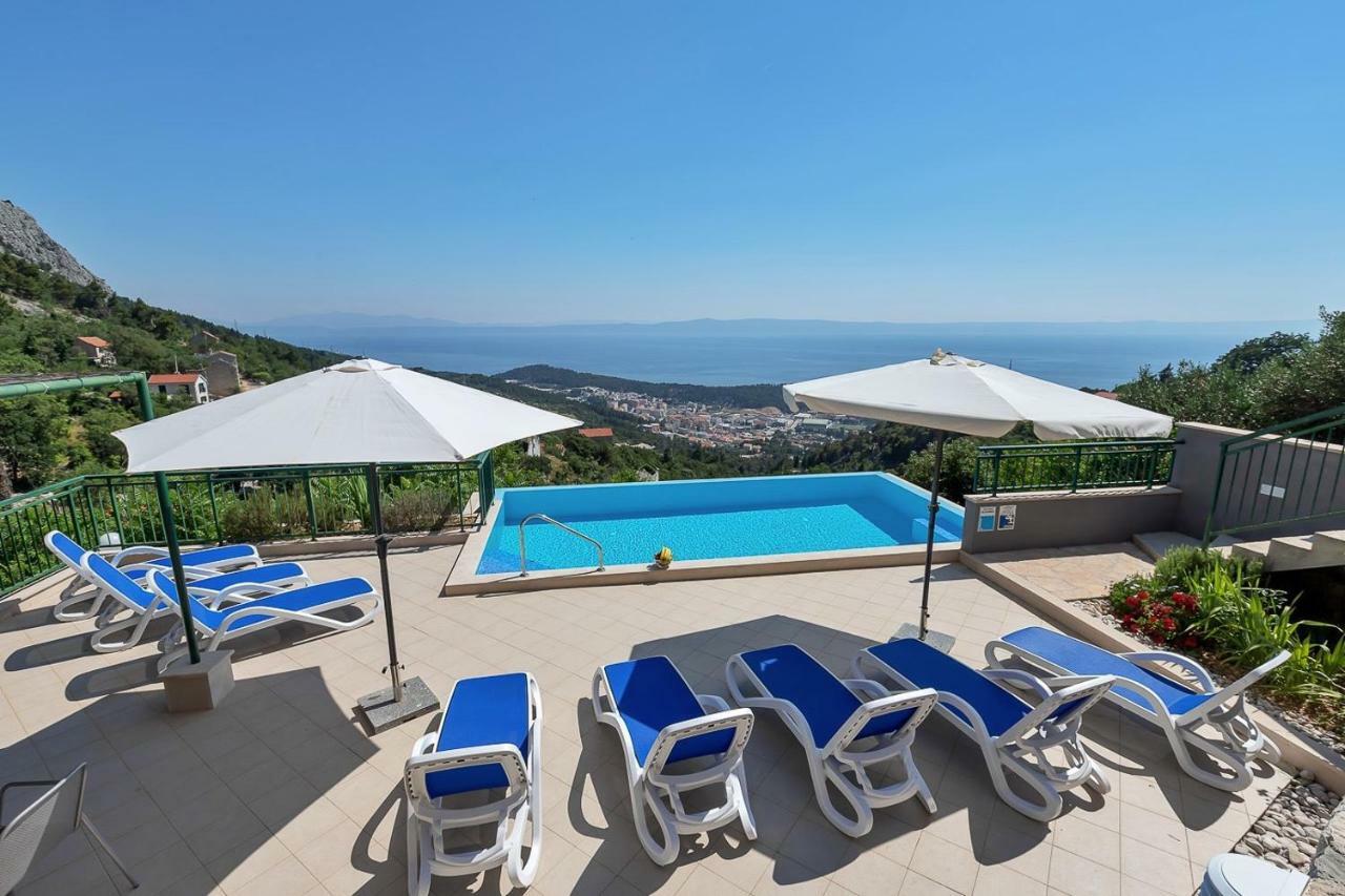 Villa Makar,Heated Pool,Gym,Grill,Seaview Makarska Kültér fotó